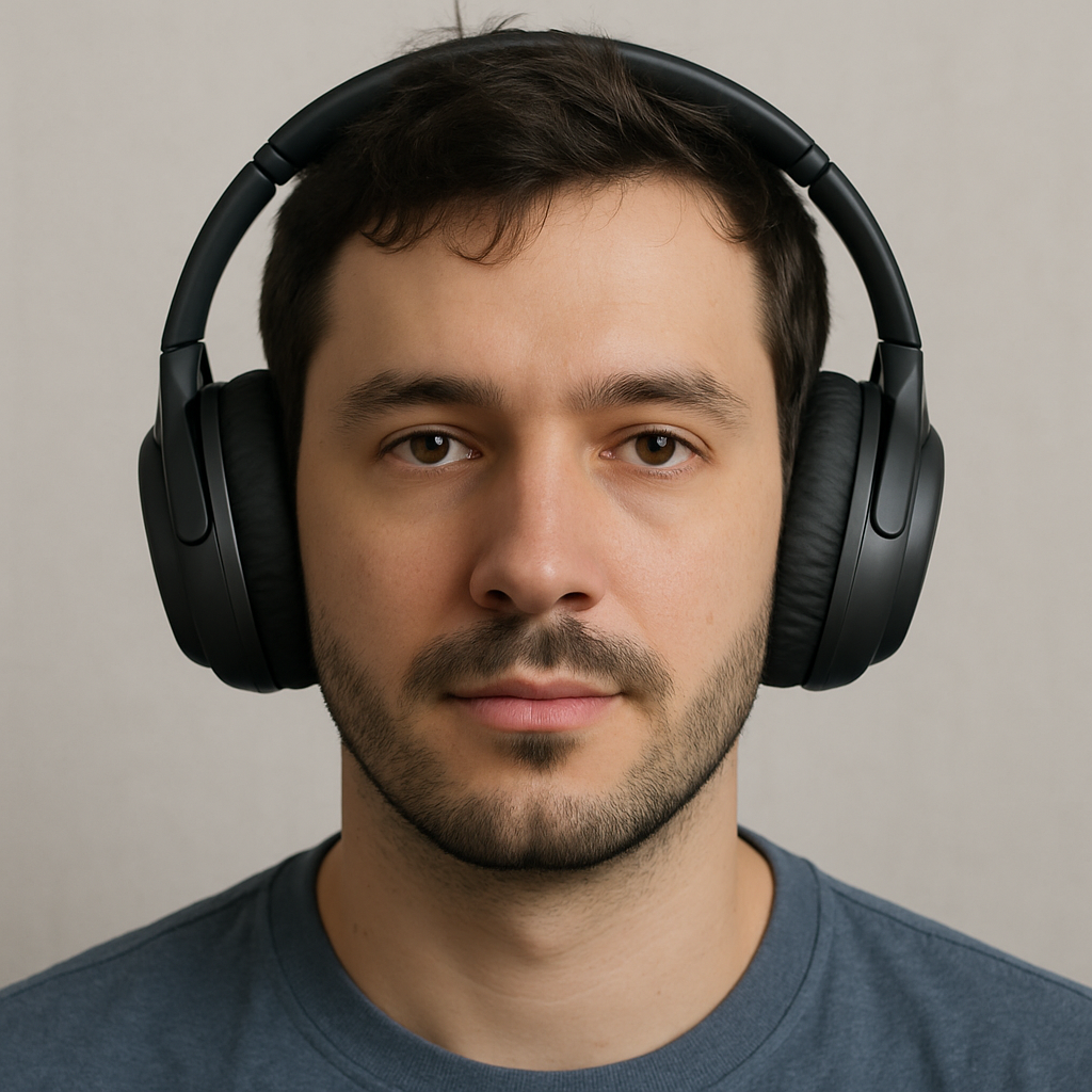 Put the headphones on your head